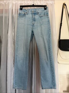 Levi's Light Wash Straight-Leg Jeans
